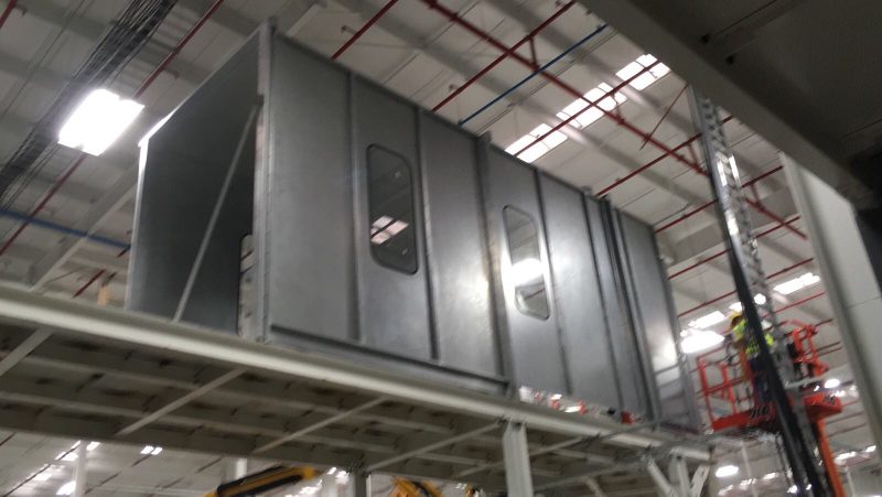 Estructura metálica para hornos instalada por ESYPATE en planta AP Plasman